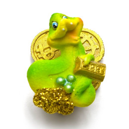 Snake fridge magnet (5,5x4x4cm) (12 pcs / pack)