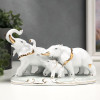 Elephants 3 pieces porcelain (21x12x8.5 cm)