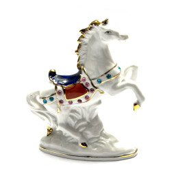 Кінь на дибки фарфор (14,5х12х5 см)