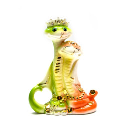Змеи Король и Королева фарфор (15,5х11х4,5 см)