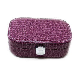 Шкатулка для бижутерии фиолетовая (15х10,5х4,5 см)