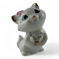 Кошеня з серцем фарфор (7х5х4 см)