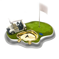 Зажигалка настольная с пепельницей "Гольф" (26,5х20,5х16 см)