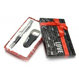 Handle with opener knife and flashlight set (16.5x10x3 cm)