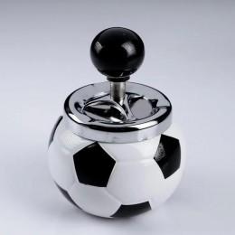 Пепельница с крышкой керамическая "Футбольный мяч" (13х10х10 см)