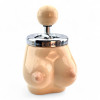 Ashtray with a swivel lid "Body Art", ceramics (16x10x10 cm)