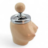 Ashtray with a swivel lid "Body Art", ceramics (16x10x10 cm)