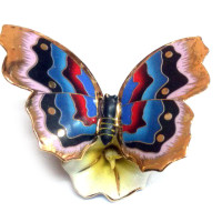 Бабочка на цветке фарфор (8,5х5х6см)