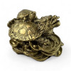 Dragon turtle "Bisi" stone chips "bronze" (7x6x5.5cm)