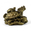 Dragon turtle "Bisi" stone chips "bronze" (7x6x5.5cm)