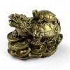 Dragon turtle "Bisi" stone chips "bronze" (7x6x5.5cm)