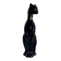 DISCOUNT Black ceramic cat (22.5 x 8 x 6.3 cm)