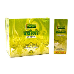 Patchouli dhoop (Sandesh)(12/pk) baseless incense