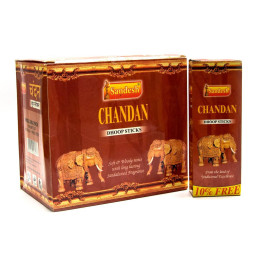 Chandan dhoop (Sandesh) (12/pk) baseless incense