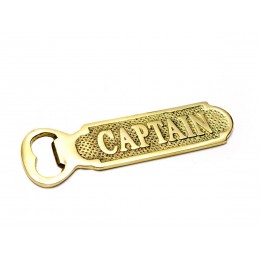 Открывашка для бутылок бронза (Captain) (14х4,5х0,3 см)