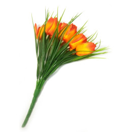 Tulips orange bouquet (25 cm)