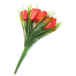 Tulips red bouquet (25 cm)