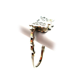 Сумкодержатель для женской сумочки "Бабочка-Замок" (6,5х4,5х1 см)