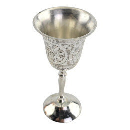 DISCOUNT. Bronze silver-plated shot glass (30 ml)