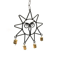 Pendant "Sun" with bells (41x19 cm)