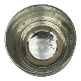 DISCOUNT. Bronze glass silver-plated (150 ml)