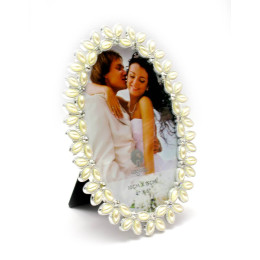 Фоторамка "Жемчуг" овальная (10х15 см)