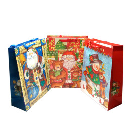 Gift package "New Year" cardboard (12 pcs/pack) (32x26 cm).