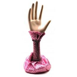 Подставка под бижутерию "Рука" розовая (19,5х5,5х3,5 см)