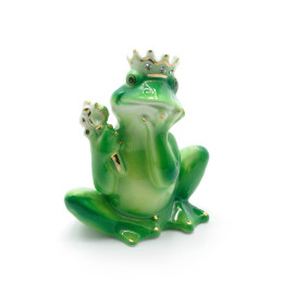 Frog princess porcelain (11x9x6 cm)