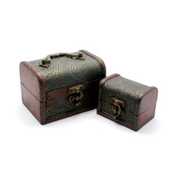 Chests set 2 pcs. (12x8.5x8.5/8x6x6 cm)
