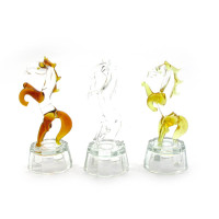 Crystal colored horse (5x9,5x4 cm)