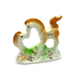 Horses porcelain (12.5x11x5 cm)