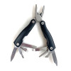 Knife-pliers with a set of tools black (9 in 1) (7x3.5x2 cm)
