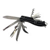 Folding knife with a set of tools multitool black (10 in 1) (9.5 cm)