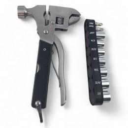 Нож-разводной ключ, молоток с набором инструментов (18,5х10х3 см)(17 в 1)