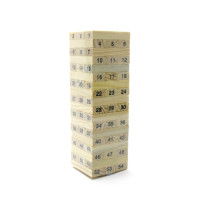 Игра настольная "Дженга" (54 бруска)(16,5х5х5 см)