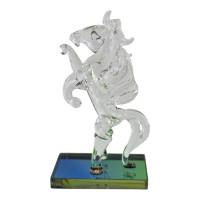 Конь- Пегас хрустальный прозрачный  (8,5 × 5 × 3 см)