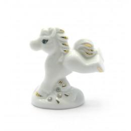 Статуэтка Лошадь фарфоровая (7х6,5х3,5 см) белая