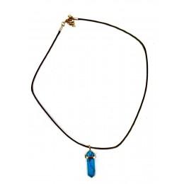 Necklace with stone pendant (Turquoise)