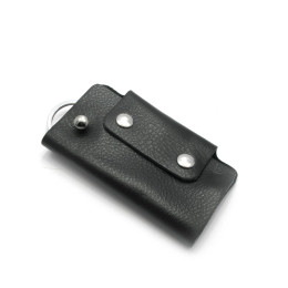 Leather key holder (10.5x6x1.5 cm)