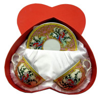 Porcelain set (2JBS111-8) 2 cups +2 saucers 