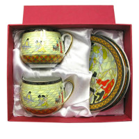 Porcelain set (2SCS78) 2 cups + 2 saucers 
