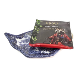 Tea bag stand (11.5 cm) (TBP1003-5) "Peacock"