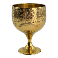 Bronze shot glass (30 ml) (4 × 5.5 × 4 cm)