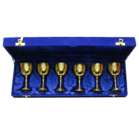 Glasses bronze gilded