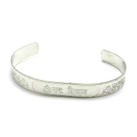 Браслет мідний з мантрою 