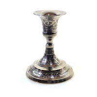 Bronze chrome candlestick (10x8x8 cm)(160 g)