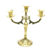 Подсвечник бронзовый на 3 свечи  (25х24,5х10,5 см)