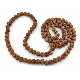 Чотки з рудракші великі (94 см) (108 намистин) (намистин d-1,4 см)