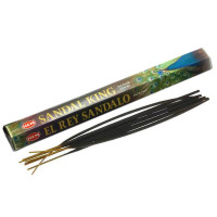 Sandal King (Hem) (6 / pack) incense hexagon